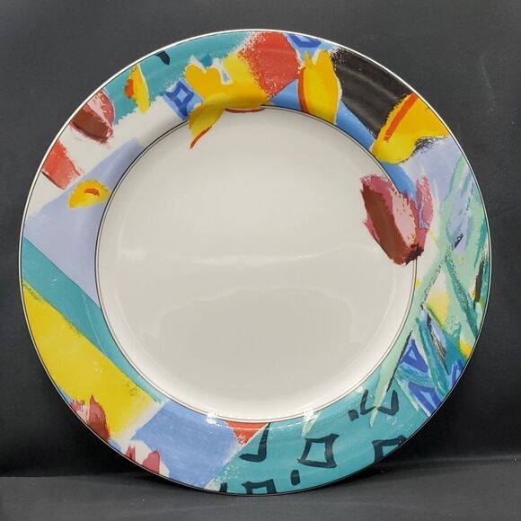 Vintage Mikasa Maxima Spring Bloom Dinner Plate 10.5" Japan - Picture 1 of 2